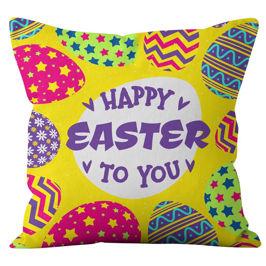 Easter Bunny Pillow Cover Home Pillow Cover