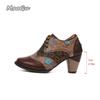Fashion New Bohemian Ankle Boots for Women High Heel Autumn Winter Women's Short Boots Size36 43 Ethnic Style Casual Shoes Botas Mujer