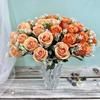 Silk Rose Buds Wedding Decor Artificial Flowers For Home And Photography