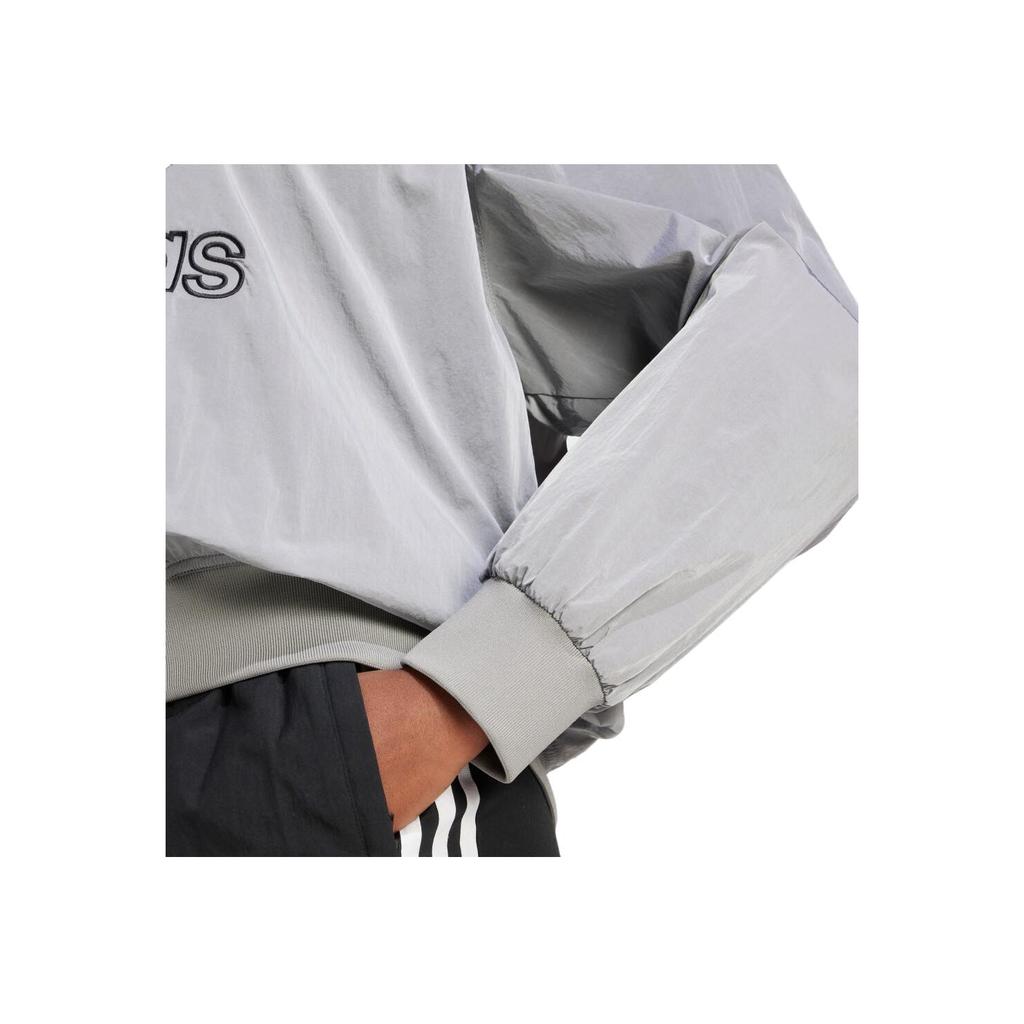 Adidas Originals SS25 Casual Comfortable Soft Skin-Friendly Sweatshirt Women Sweatshirt Ice-Grey JD2588