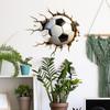 Personalized 3D Wall-Penetrating Football Study Room Boy Bedroom Decor Wall Stickers
