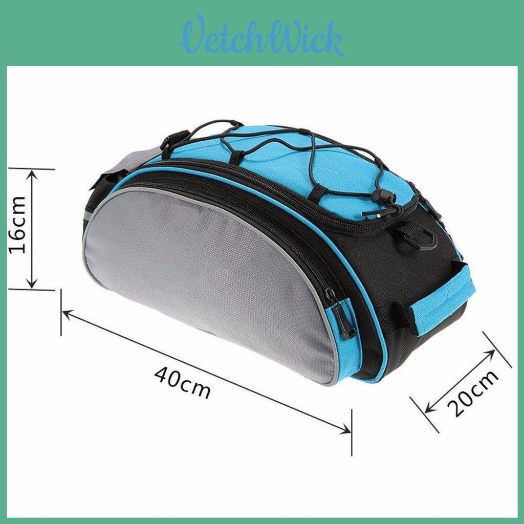 Premium High-capacity Bicycle Bike Pannier Saddle Rack Rear Seat Bags For Versatile Use