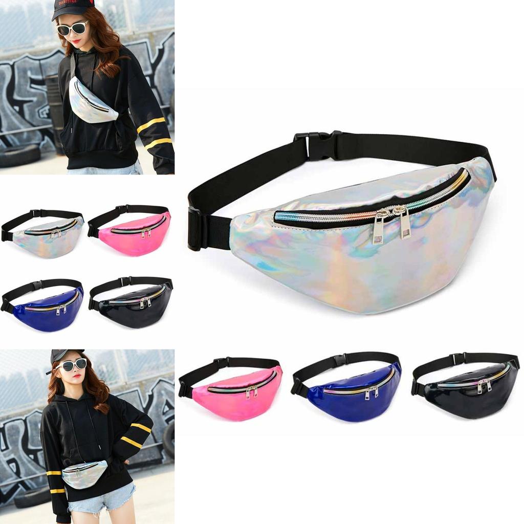 Versatile Women Waist Fanny Pack Belt Bag Stylish Travel Hip Bum Bag Small Purse