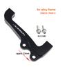 SILVEROCK Frame Rear Triangle Rotor Adapter 140mm for Storm P8 Blast Vigor 412 Folding Bike Convert V Brake to Disc Brake