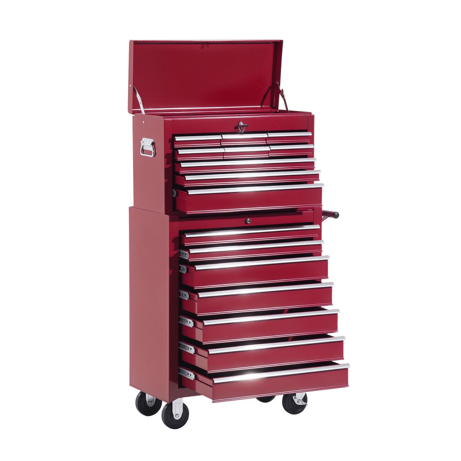 Workshop Trolley with Tool Box, Empty