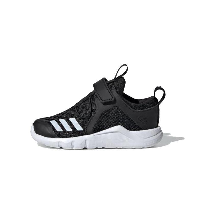 Adidas Rapidafle Abrasion Resistant Breathable Low top Toddler Shoes Black White Infant And Toddler G28706