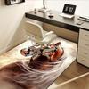 1pc Horse,Mane,Freedom Office Carpet Soft Polyester Entrance Carpet Washable Non Slip Machine Washab