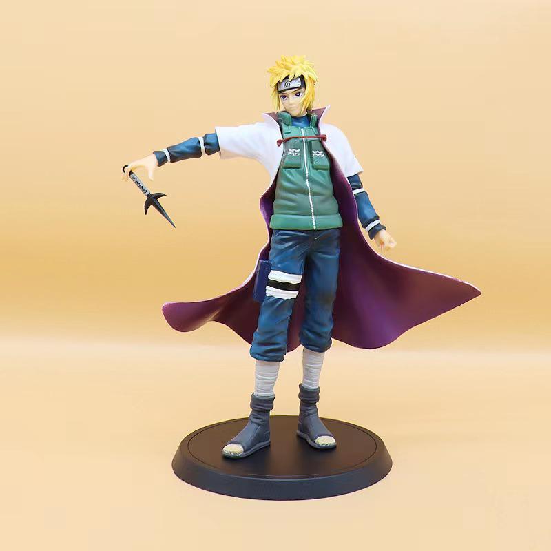 Anime Figure Collection: Naruto Characters - Kakashi, Uchiha, Itachi, Sasuke, Minato, and Sakura