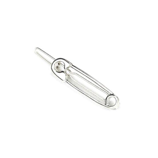 

Уникальная заколка для волос в форме булавки для девочки, женская заколка для волос, шарм, украшение для волос серебряный