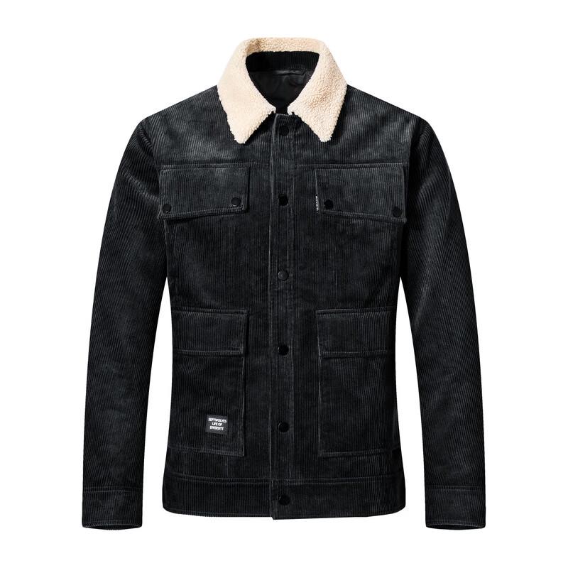 

SEPTWOLVES Men s Corduroy Padded Jacket with Turn-Down Collar 2XL (180)