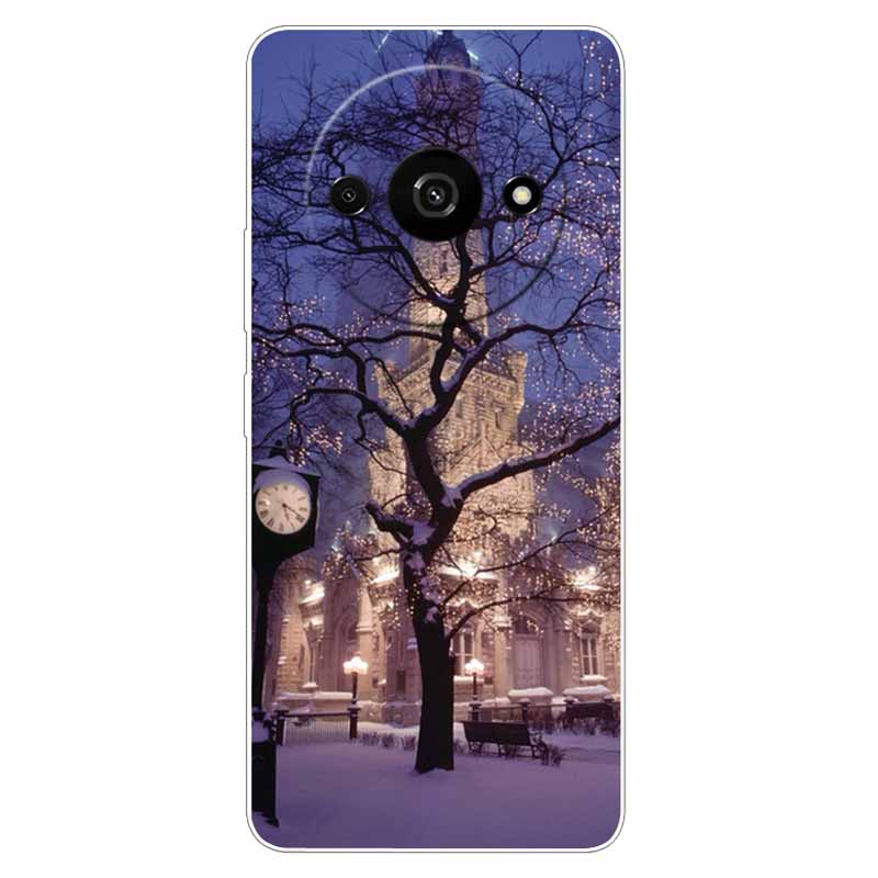 Voor Xiaomi Poco C61 Hoesje Zacht Cool Ruimte TPU Siliconen Beschermende Achterkanten voor Xiaomi Poco C61 PocoC61 Hoesjes C 61 Landschap