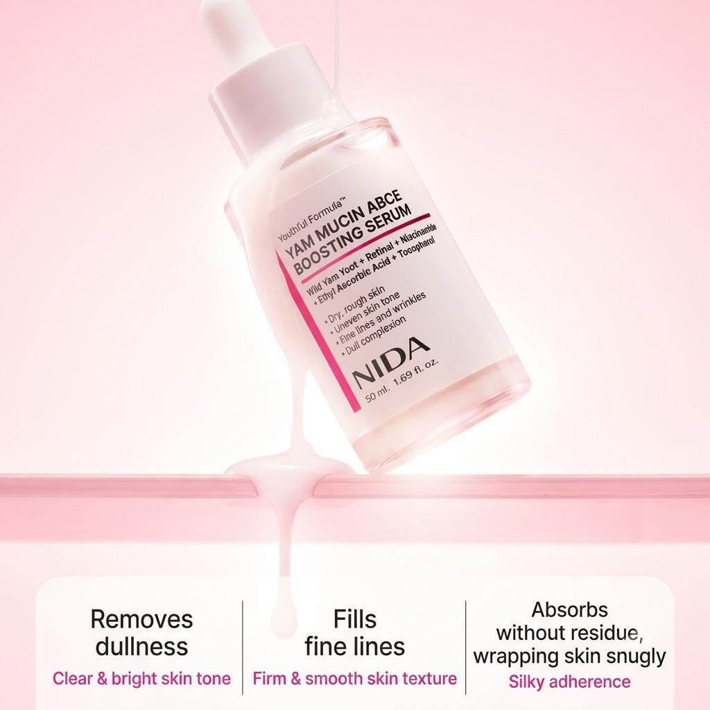 Nida Youthful Formula Yam Mucin ABCE Boosting Serum 50ml