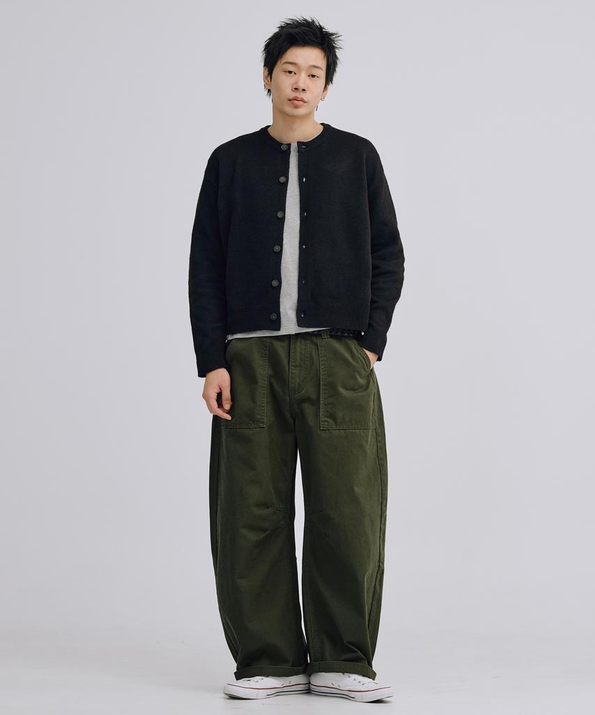 TAKEASY Essential Crop Knit Cardigan (Black)