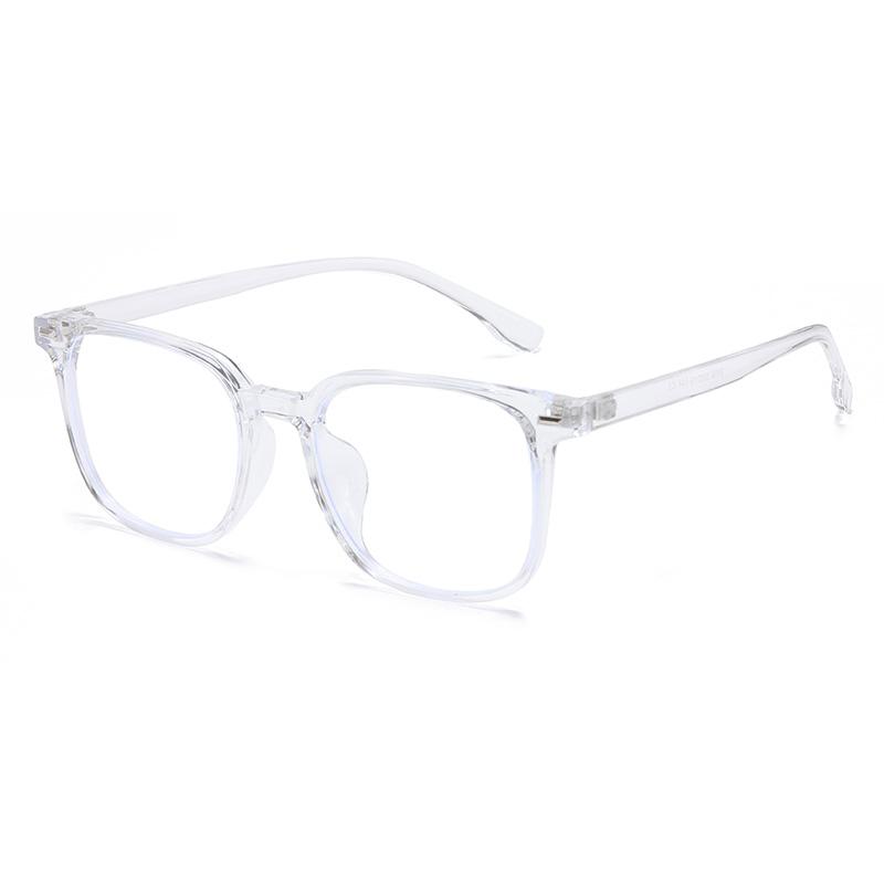 1.56 Aspheric Blue Light Blocking Square Myopia Glasses TR90 Prescription Frames For Women Men With Cylinder 0 To -6.0