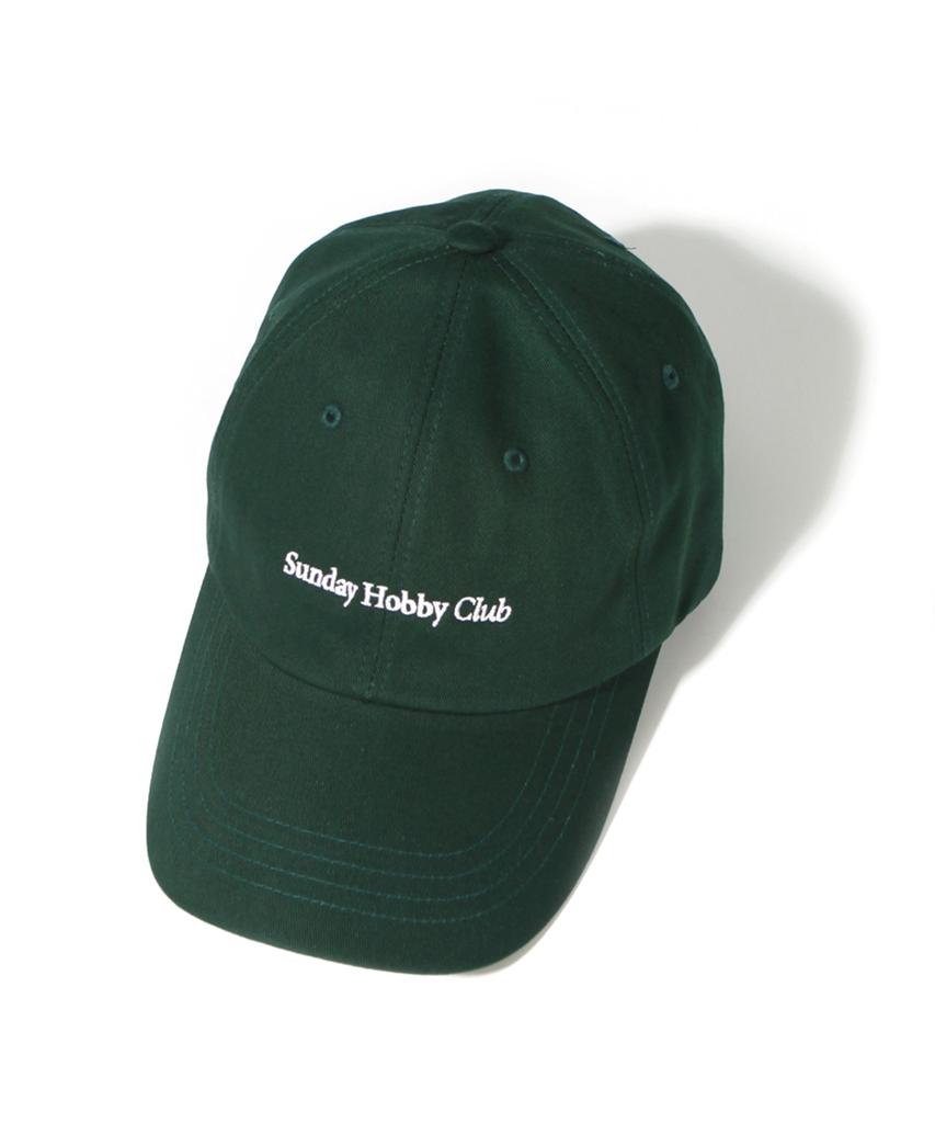 SUNDAY HOBBY CLUB 22Ss Signature Logo Curve Cap - Forest