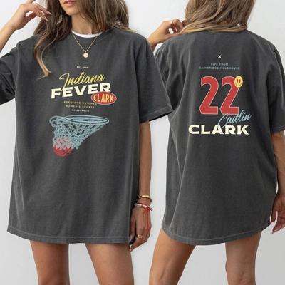 Caitlin Clark Indiana Fever Hoops Tričko, Unisexové tričko Comfort Colors