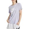 Nike Sportswear Essentials Women'ss Retro Logo Print Crewneck T-Shirt Purple DX7907-536