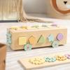 Wooden Educational Car Shape Sorting With Multipurpose Blocks For Early Learning Kids