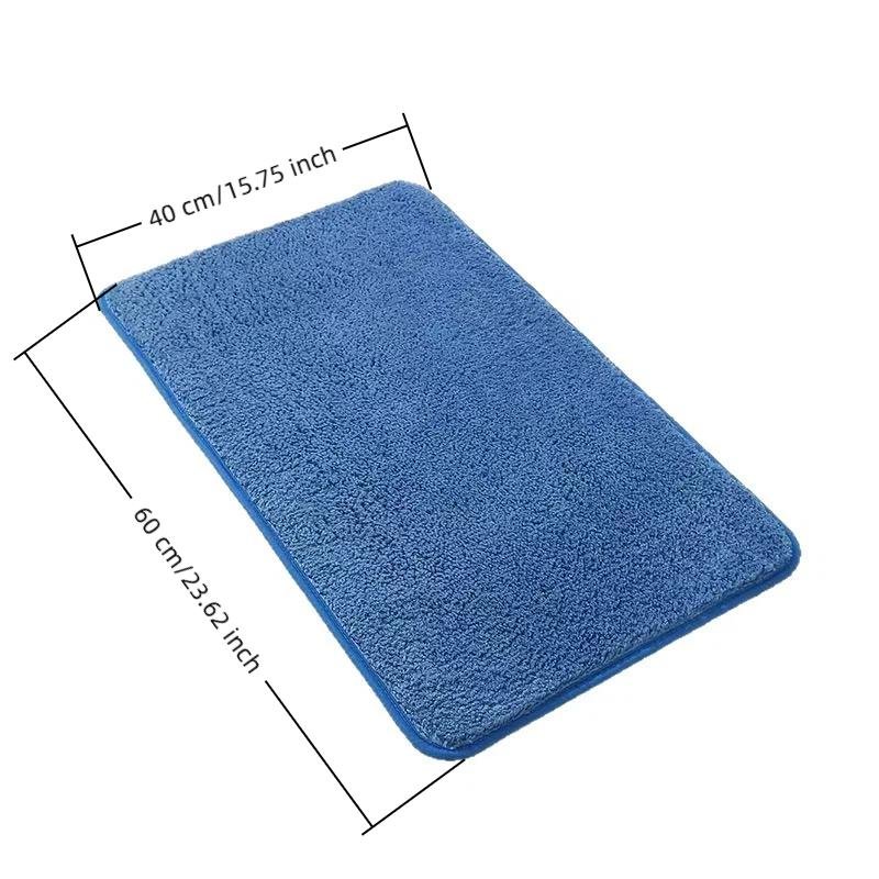 Crystal Velvet Non Slip Absorbent Bath Mat Floor Mat Doormat For Bathroom Entryway Indoor Use