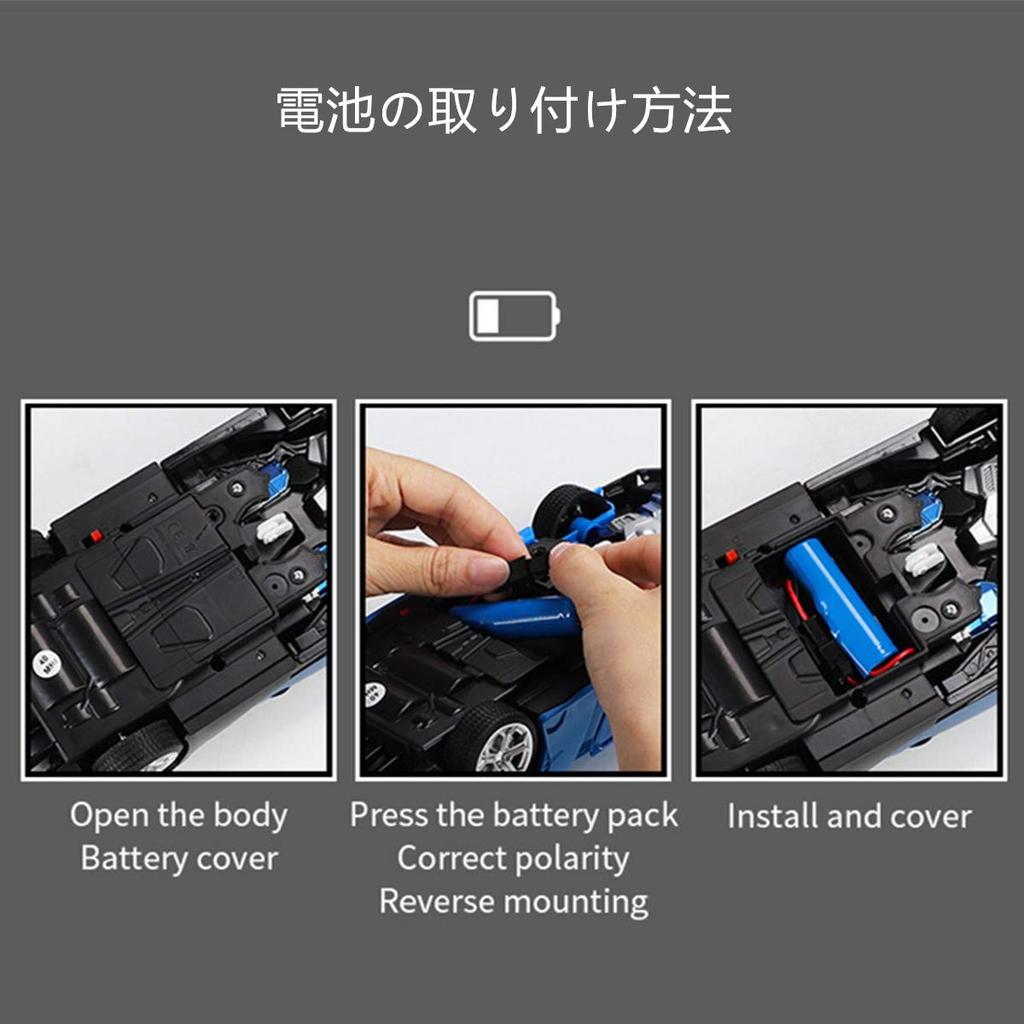 Multifunctional RC Car, Electric RC Car, Transforms Into a Robot, High Stability, Shockproof, Kids' Toy, Popular Gift (Rechargeable, Black)