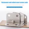 10Pcs Thickened Stainless Steel Triangle Bracket Fixed 90 Degree Right Angle Partition Furniture Hardware Connector Accessories