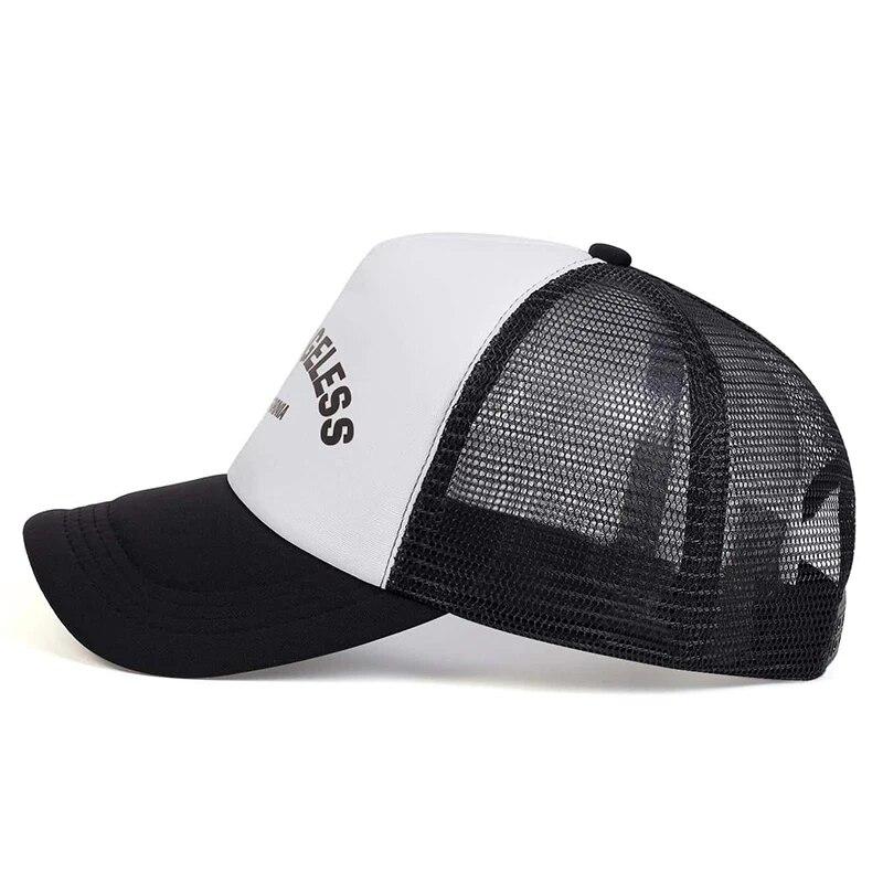 Pánské Dámské Baseballová Čepice Los Angeles Módní Letní Prodyšné Síťované Čepice Snapback Klobouky Unisex Trucker Čepice Hip Hop Čepice Gorras