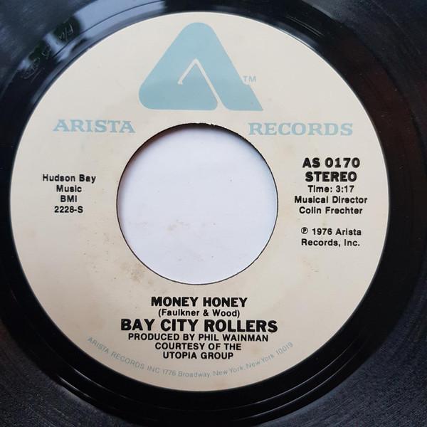 

7inch Record BAY CITY ROLLERS - Money Honey AS0170 Bell Records 1975 US Rock Used