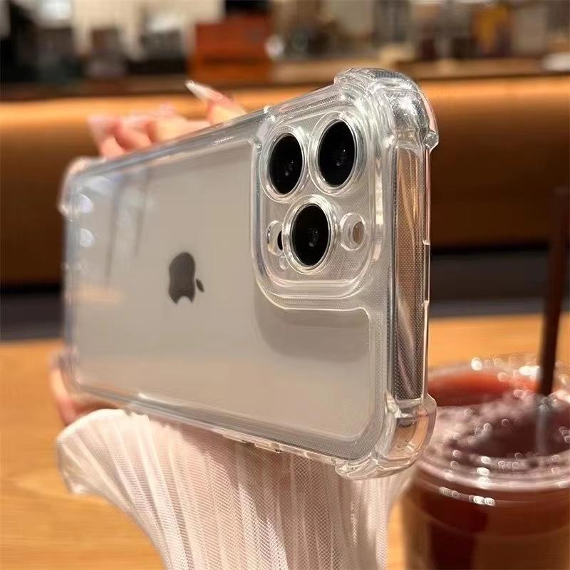 New Transparent Airbag Protective Case for Apple iPhone 17 - Drop-Proof with Precise Cutouts
