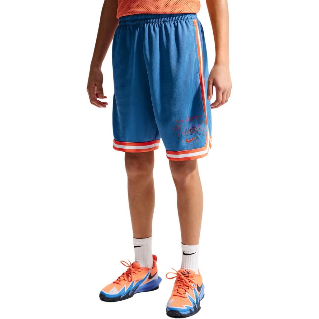 Nike DNA Letter Print Loose Fit Basketball Shorts Kids shorts IF2455-402