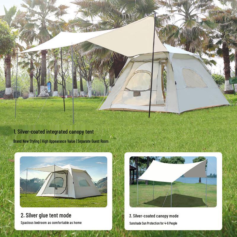 Datangyu 2-in-1 Automatic Camping Tent with Tarp