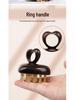 Purple Sandalwood Gua Sha Massage Comb for Scalp Therapy and Hair Care