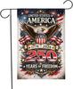 USA 250 Years of Freedom Garden Ag 1776-2026 Patriotic American Eagle Yard Ag, Independence Day Outdoor Decor, 4th of Ju