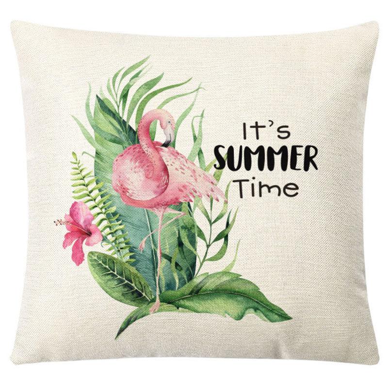 Pillow Nordic Linen Pillow Cover Spring Living Room Sofa Cushion Lumbar Cushion