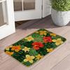 Retro Butterfly Floor Mat Bathroom Door Mat Dirt Resistant and Easy To Maintain Foot Mat
