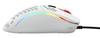 Glorious Model D Gaming Mouse, White, Wired, Compact, RGB Illuminated, 6 Programmable Buttons, 12 DPI, Ergonomic, Official Japanese Product (62g)