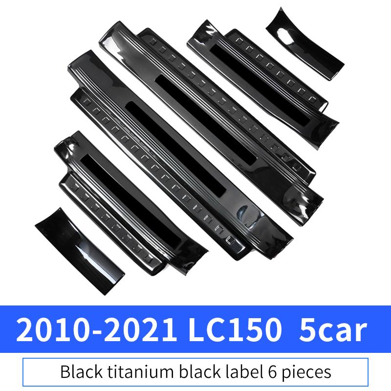 For Toyota Land Cruiser Prado 150 Lc150 Fj150 2010-2023 Tuning Interior Decoration Accessories Stainless Steel Threshold Panel