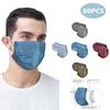 50PCS Disposable Mask 3-Layer Non-Woven Protective Breathable Mask