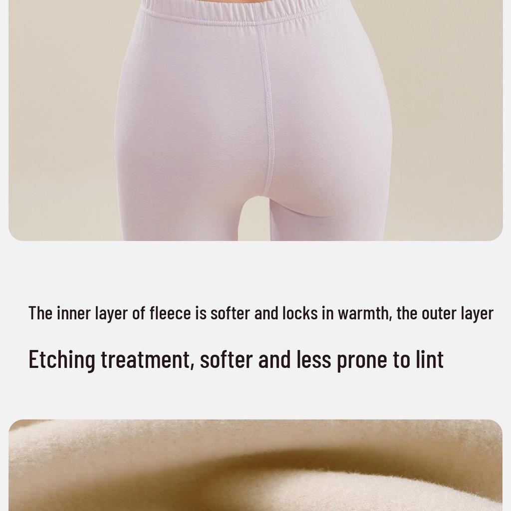 Ultra-Thick 300g German Velvet Antibacterial Unisex Winter Underwear Set
