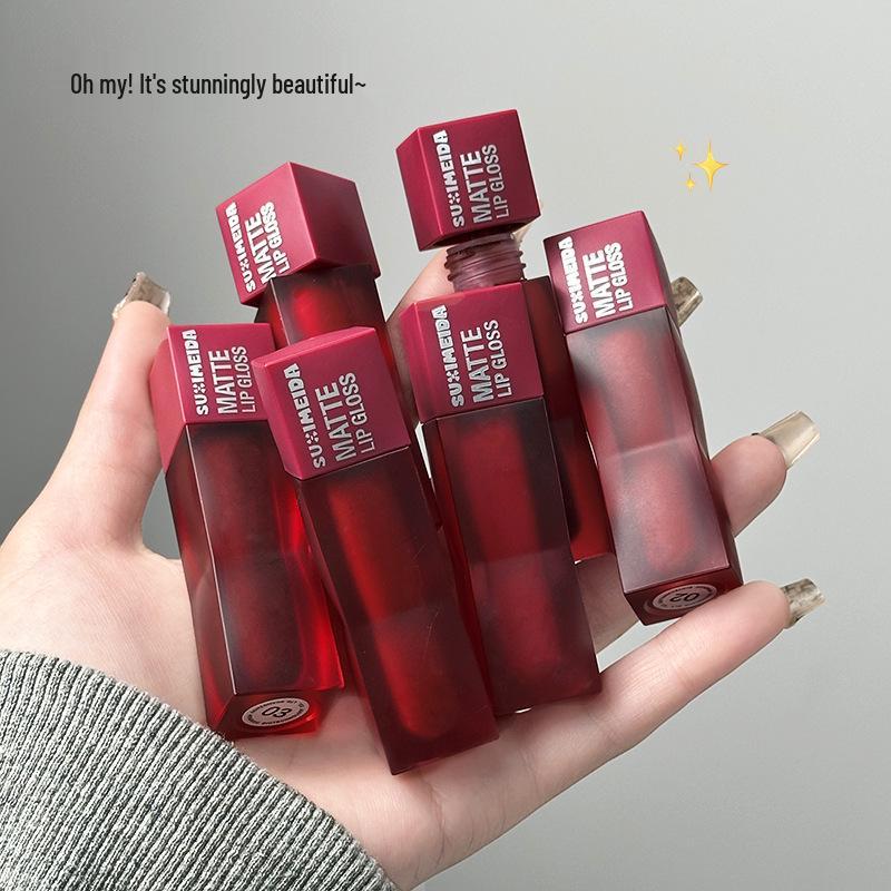 

Suzi Meida Yunrou Long-Lasting Matte Lip Glaze for Color-Enhancing & Whitening 3.5g
