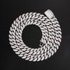 14mm Full Diamond Zircon Hip Hop Cuban Chain Necklace Bracelet for Men