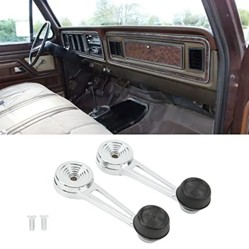 2PCS Car Window Crank Handles For Ford Pickup Trucks For F-250, For F-100 For Bronco Car Accessories