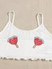 Women's Printed Knit Vest & Camisole Pajama Set - Comfortable & Stylish