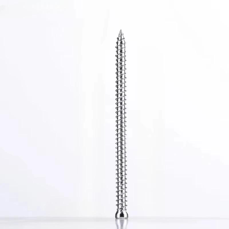 20PCS 410 Stainless Steel Plum Blossom Groove Small Head Cement Nail Door and Window Installation Self Tapping Nail