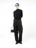 Chaenseseunoi Fleece Half Turtleneck - Black /W244Tp02Bk