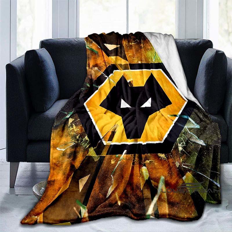 Customizable Wolf 3D Printed Sofa Blanket Living Room Bedroom Study Shawl Super Soft Warm Blanket Birthday Gift