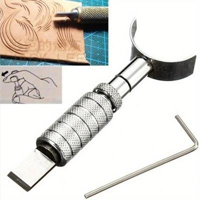 Schwenkmesser und Klingen zum Schnitzen von Leder und umgekehrter Abschräger Schwenkmesser-Abschräger, nur glatt