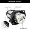 2pcs CANbus 10w LED Angel Eyes Marker Lights Bulbs Error Free White/Red/Blue for BMW E90 E91 3 Series 325i 328i 335i 2006-2008