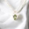 Green Amethyst Gemstone 925 Sterling Silver Handmade Gift Jewelry Pendant 1.01" PP-56-10