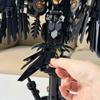 Cyberpunk Mechanical Crow Building Blocks Children's Educational Toys Cool Assembly Model Desktop Ornament Gift