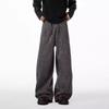 Women's Black Gothic Striped Long Pants Baggy Sweatpants Harajuku Y2k Vintage Oversize Trousers Clothes